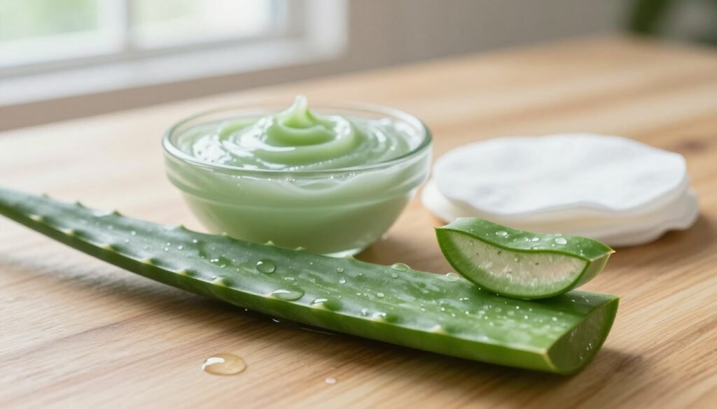 Mascarilla de aloe vera para la cara
